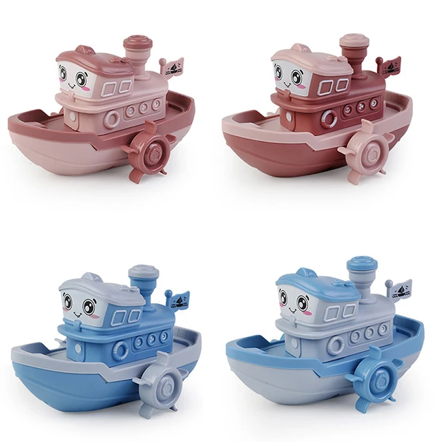 Baby Bath Toys For Children Clockwork Toy Bath Swimming Bath Toy Cute Boat Play Water Toy brinquedos infantil игрушки для детей 2