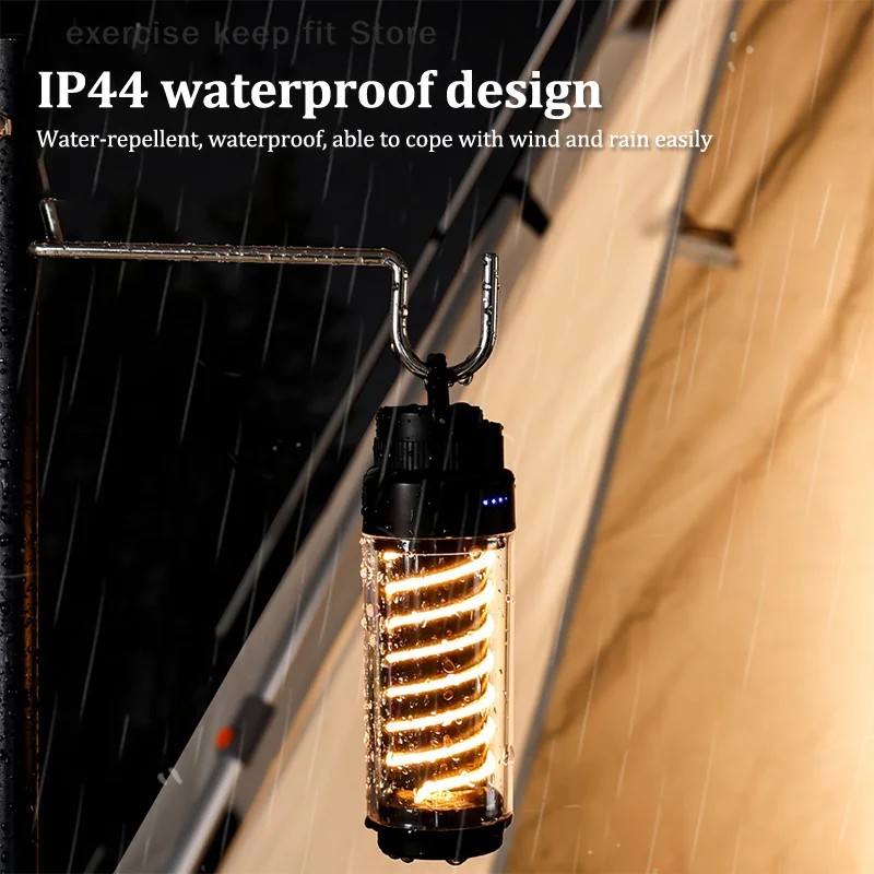 

Портативный фонарь для кемпинга, USB Перезаряжаемый, с плавным затемнением