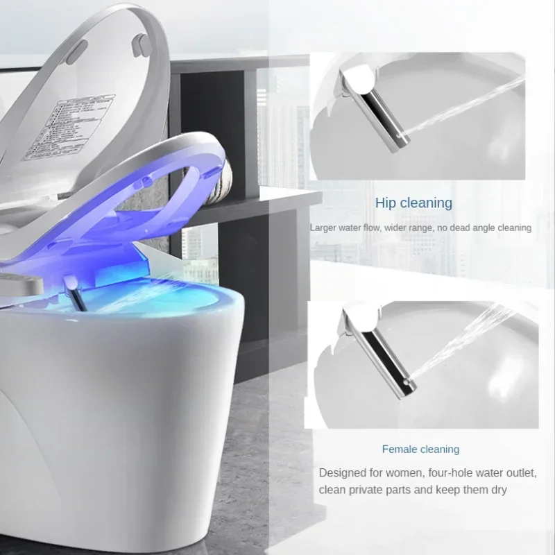 Electronic Bidets Multi Functional Slow-Close Toilet Seats Warmer Smart Cover