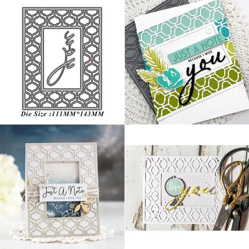 

Hollow Border New Design Craft Metal Cutting Die Cut Dies Decoration Scrapbook Album Paper Card Craft Embossing Die Cuts