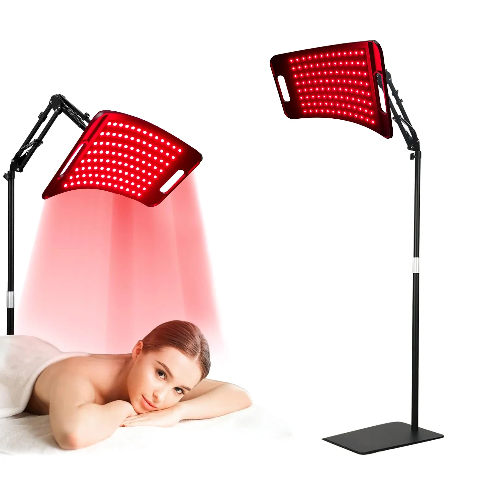Red Light Lamp for Body Infrared Light Panel with Stand 660nm Red Light &850nm N