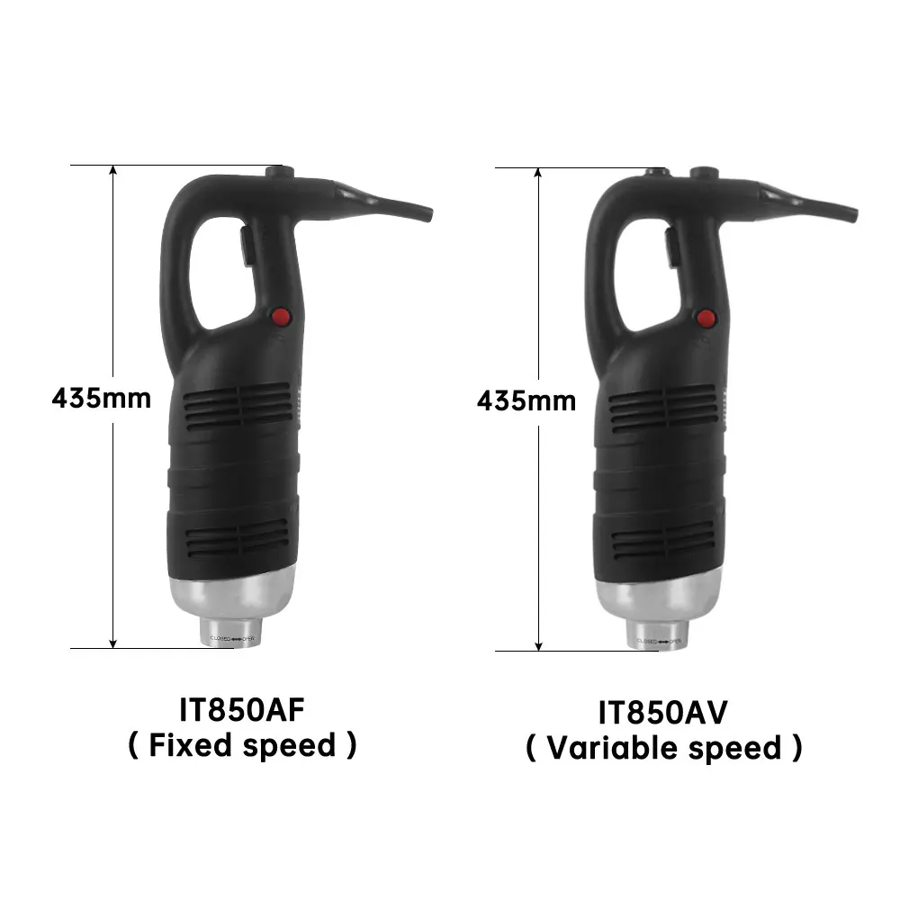 ITOP 850W Electric Hand Blender Machine for Kitchen Commercial Immersion Mixer Heavy Food Blender Stepless Food Processor