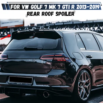 Car Rear Wing Spoiler Oettinger Style Rear Trunk Roof Wing Lip For Volkswagen VW Glof 7 MK7 GTI R TSI TDI 2013-2019 1