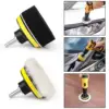 11Pcs Kit 3-Inch Buffing Pad Car Foam Drill Sponge Wool Polishing Pads Car Buffer Polisher for Sanding, Waxing, Sealing Glaze 4