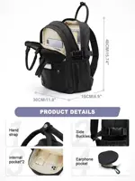 Laptop Backpack for Women Waterproof Travel Bckpacks Fashion Backpack Purse for Women Work Backpack College Backpack School Bag 2