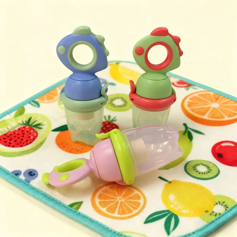 Cute animal baby food pacifier 2