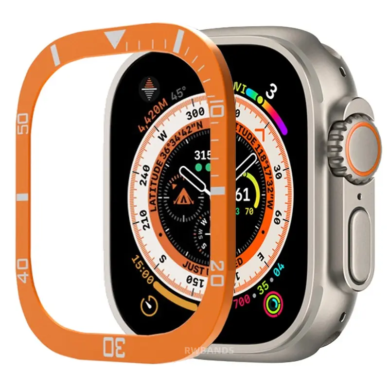 Aluminium Alloy Case+Tempered Glass for Apple Watch Ultra 2 49mm Anti-Scratch Screen Protector for iWatch Ultra 49mm Cover Film - Image 8