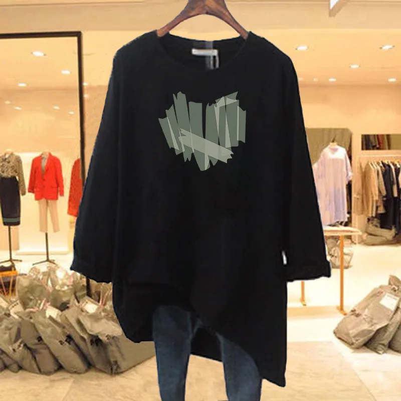 Autumn Winter Long Sleeve Cotton Nursing T-shirt Fashion Print Maternal Woman Breastfeeding Clothes Lactation Top Tees Pregnancy 4