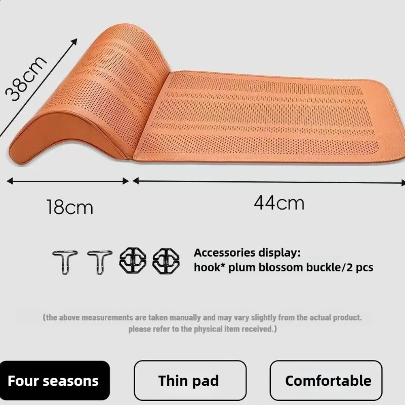 Universal Leather Car Seat with Extended Breathable Footrest and Non-Slip Cover