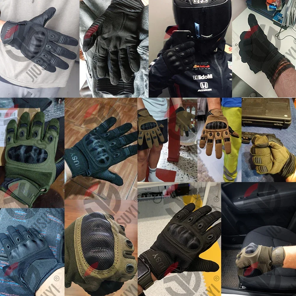 Acheter Gants de moto pour hommes et femmes, tactique militaire, chasse,  tir, Protection des articulations, sport, doigt complet, cyclisme, vélo