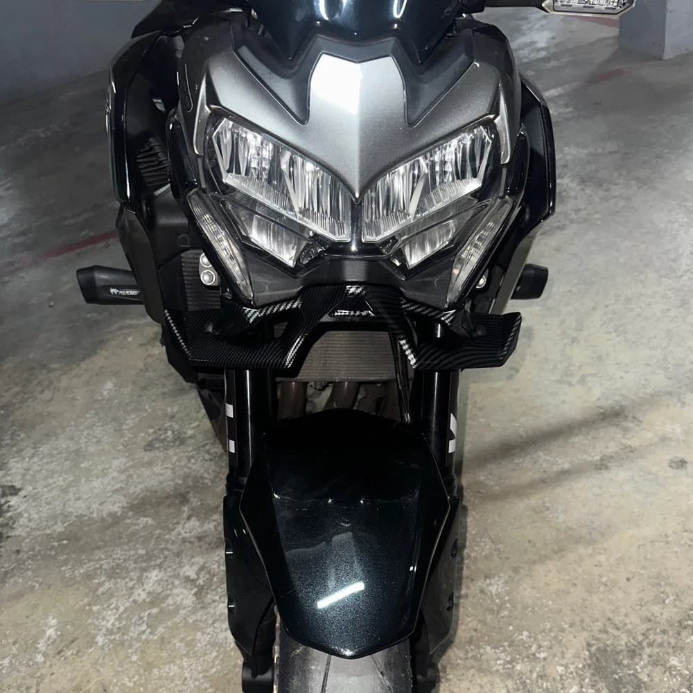 Aileron Avant Pour Kawasaki Z900 (2020-2025) - Accessoire Aérodynamique En ABS - Noir - Style Sportif - 5