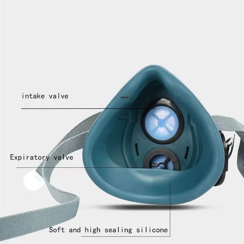 Masque anti-poussière chantier complet avec filtres - Protection respiratoire
