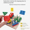 Montessori Wooden Rattles Sand Hammer Enlightenment Music Instrument Xylophone Puzzle Game Development Baby Toys 0 12 Months 6