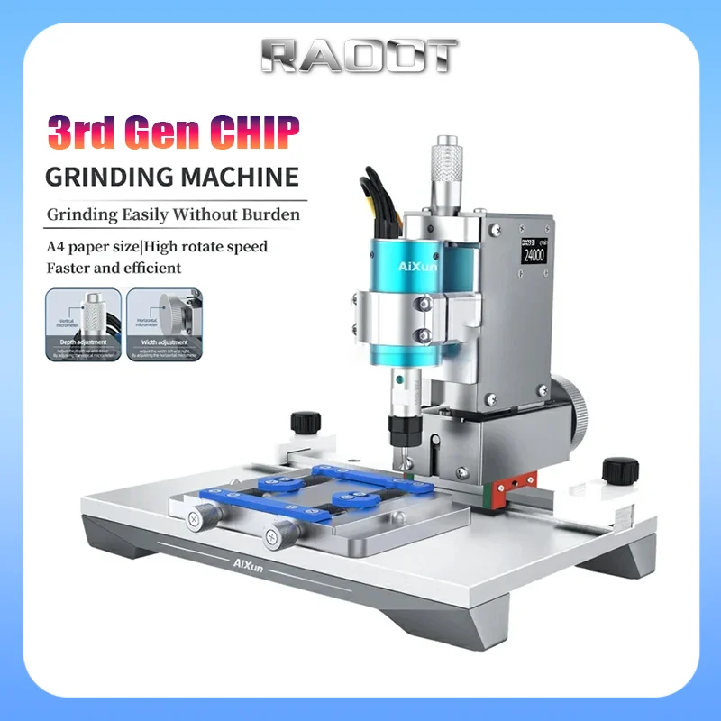 AIXUN 3rd Gen Grinder Machine Tools for grinding and polishing of mobile phone motherboard CNC and CPU chips
