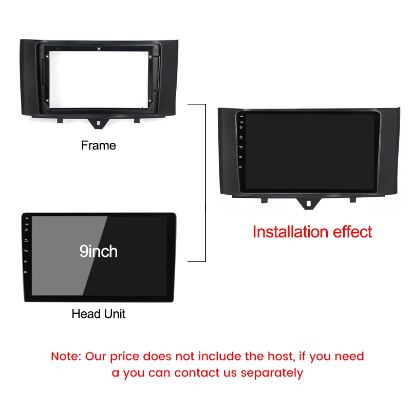 ޸  Ʈ Fortwo 2011-2015 DVD ׷   г  ڵ Canbus Ʈ ŰƮ  9 ġ ڵ  ٸ 