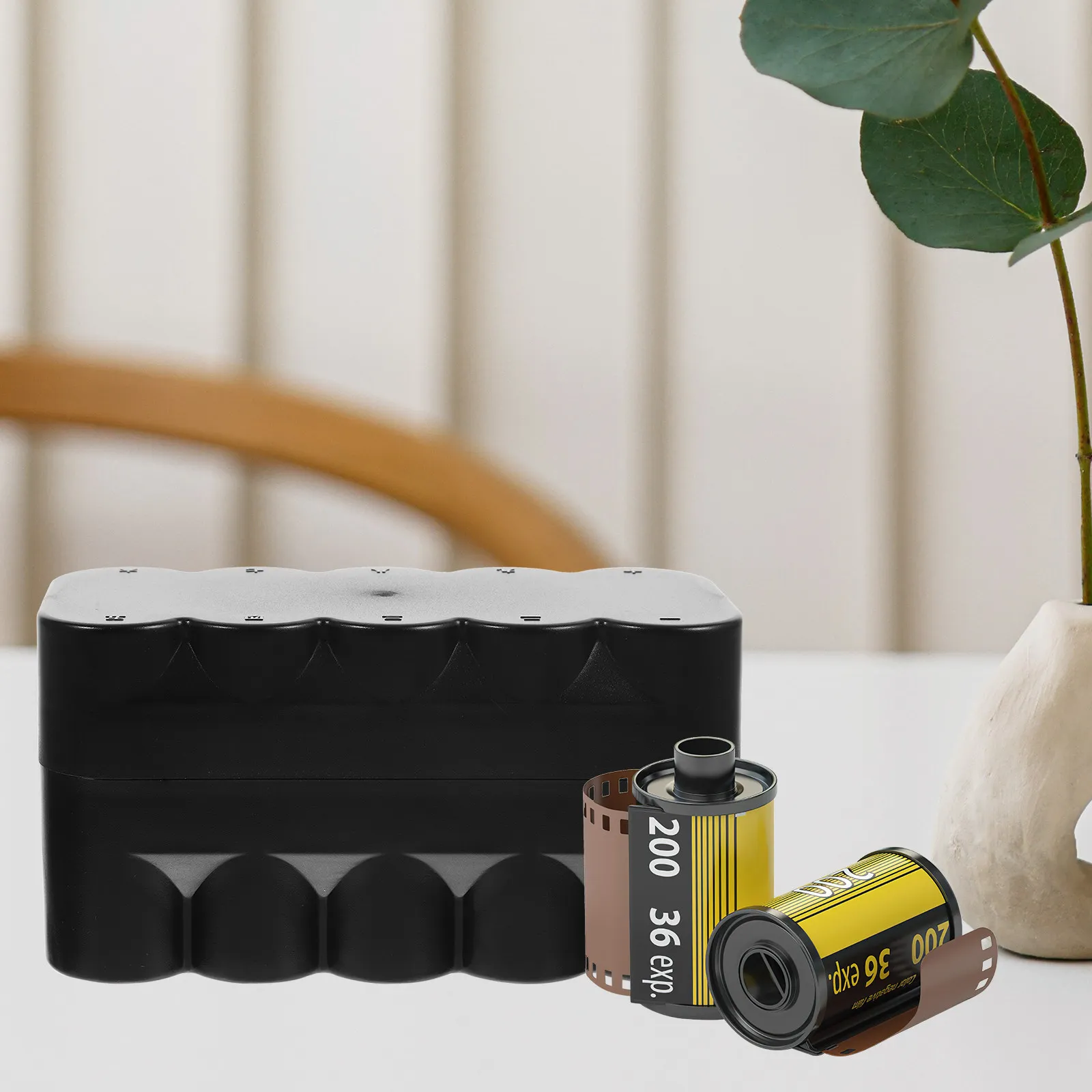 헤비 듀티 플라스틱 필름 보관 케이스 35mm 필름 롤용 10롤 용량 카메라 릴 루어스 쥬얼리 소형 도구 경량