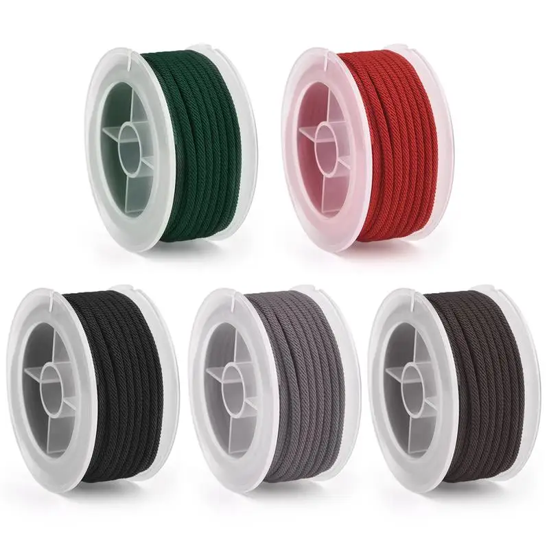 Milan Thread Braided Cord DIY Jewelry Accessories Beading Threads HandCrafts Rope Adjustable for Bracelets Necklace nylon cord macrame cord silk cord satin cord faux suede cord waxed cord leather cord pvc cord packaging cord