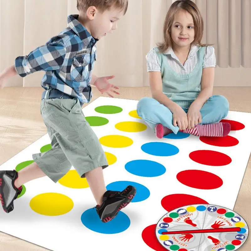 Twisting Mat Game Activity Mat Floor Game Party Games For Fun Family Game Night Twist Poses Large Mat Balance Mat Interactive To