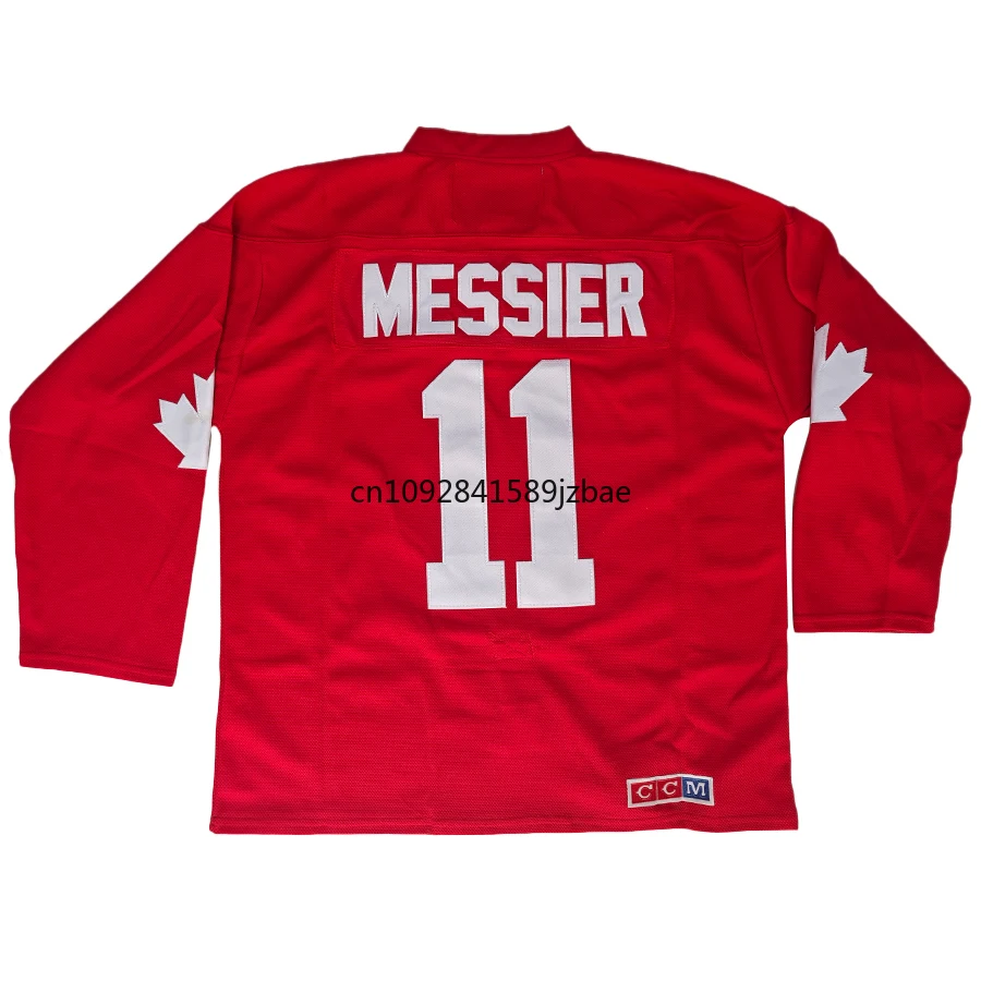 Mario Lemiux Jersey 1991 Coupe Team Canada Cup Hockey 4 Bobby Orr Jersey 11 Mark Messier All Stitched Us Mens M-3XL