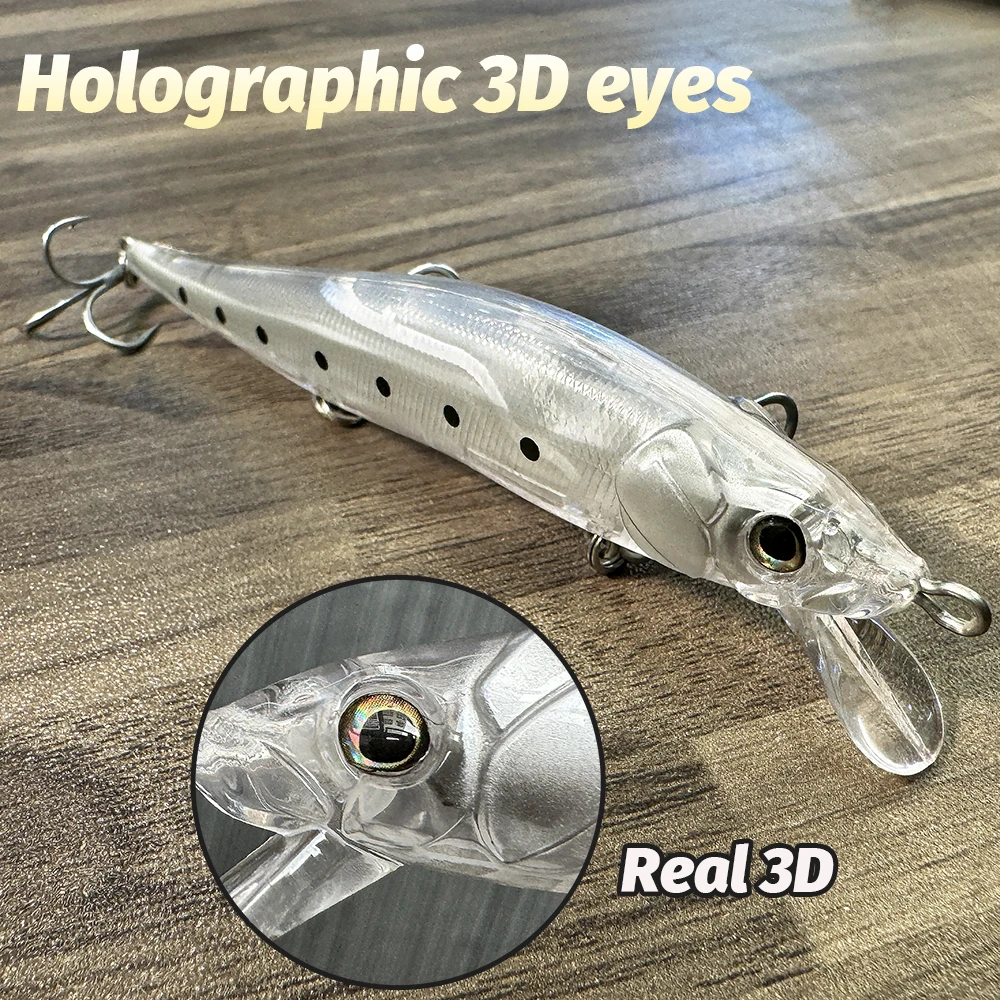 Sinking Minnow Lure 14.5g 11.5cm 3 Hooks Swimbait 3D Jerkbait Pesca Popper for Fishing Bait fishing lure