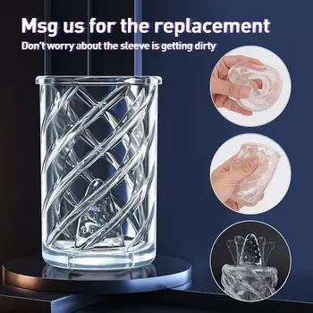 Automatic Sucking Rotating Male Mastubator Blowjob Masturbation Cup Equipment Vagina Pocket Machines Adults Sex Toys For Men Man