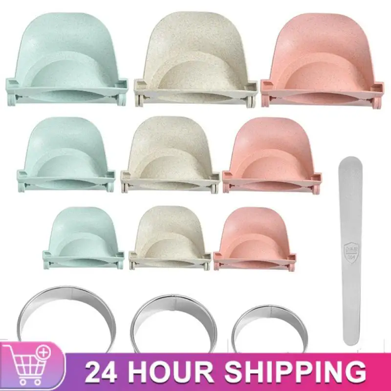 Stainless Steel Large Dumpling Skin Dough Circle Roller Machine Cutters Home Baking Maker Kitchen Pie Pizza Pastry Rolling Tools