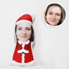 Santa Claus Pillow Santa Claus Customized Christmas Gift Christmas Couple Cushion Man's Face Christmas Pillow 3