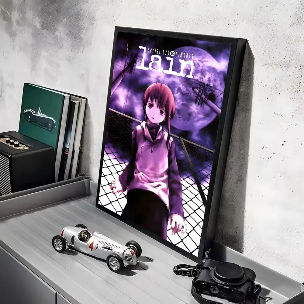 Serielle E-Experimente Lain Anime-Poster, Aufkleber, Wandgemälde, selbstklebende Dekoration für Schlafzimmer, Wohnzimmer, Zuhause, Wandaufkleber, Geschenk – Detail 18