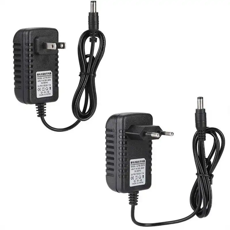 25.2V/1A Li ion Fast Charger Adapter Input with Multi Protections Lithium Battery Charger Adapter charger adapter battery charger fast charger battery charger adapter