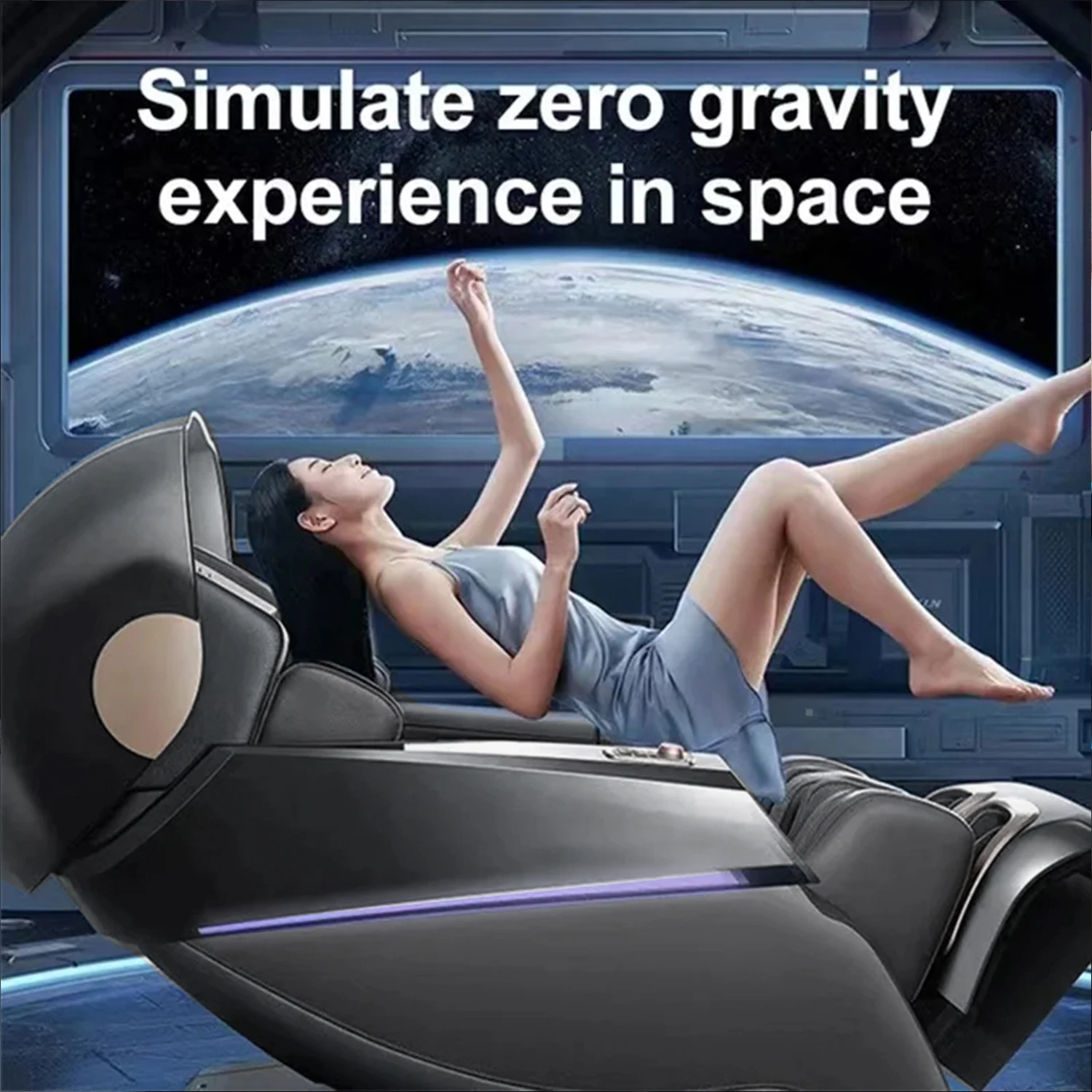 3 Year Warranty 4D SL Airbag Zero Gravity full body Massage Chair Home 3D Office Electric Leg Lift Office Chair Massage Sofa 3