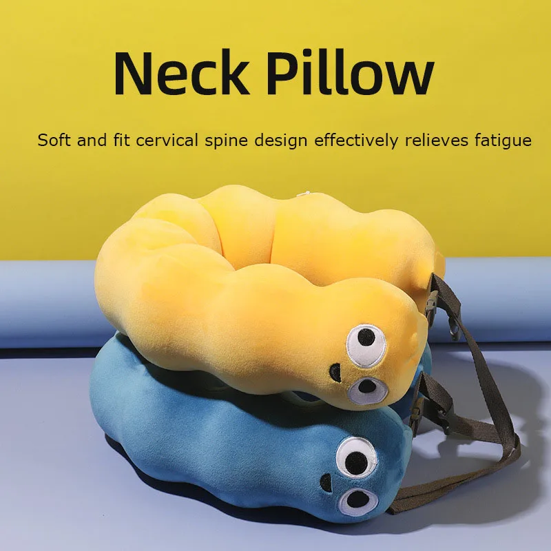 Cartoon U-shaped Pillow Plush Neck Pillow Car Nap Pillow Lunch Break Pillow Cervical Pillow Travel Pillows 3