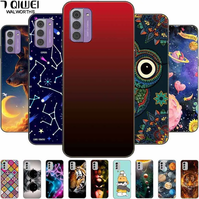 Per Nokia G42 Custodia Luxury Silicone Soft Tiger Tpu Cover Verniciate Per Nokia G42 G 42 Funda Antiurto Per Conchiglie Di Gatto Nokiag42