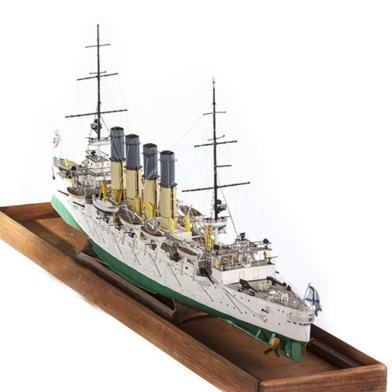 1:200 Paper model of Tsarist Varyag protective cruiser warship model DIY hand-assembled