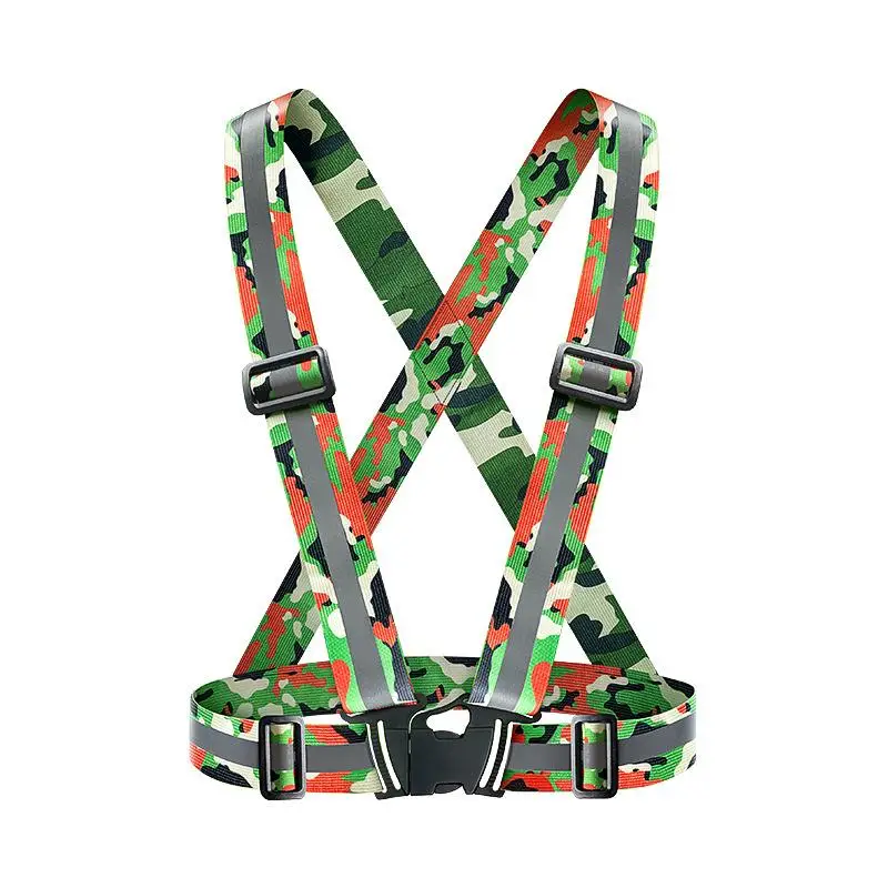 

Highlight Reflective Straps Night Work Security Running Cycling Safety Reflective Vest High Visibility Reflective Safety Strap