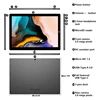 2025 New CHUWI UBook X 12 Inch Windows 11 Tablets Intel Celeron N4120 2K IPS LPDDR3 12GB RAM 512GB SSD ROM 2.4G/5G WIFI 8800mAH 5