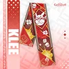 Anime Genshin Impact  Scarf Soft Warm Zhongli Raiden Shogun Shawl Wrap Cartoon Genshin Hutao Thick Muffler Winter Neck Scarf 6