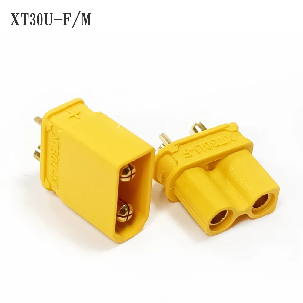 10/20/50Pairs Amass XT30U XT30 Upgrade Male Female Plug Connector Adapters forRemote Control Toy Part Lipo Battery ESC Accessory