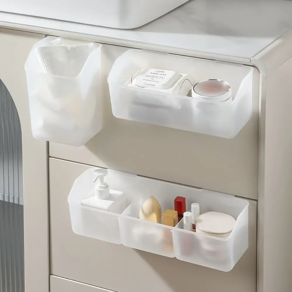 New With Compartments Drawer Cabinet Doors Hanging Basket Wall Mounted Kitchen Cabinet Door Storage Box Rack Tool Storage Basket