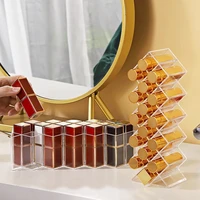 1pcs Fish Lipstick Case Desktop Organizer Box Multi-compartment Organizer Lipstick Display Rack 16 Compartment Fish 1