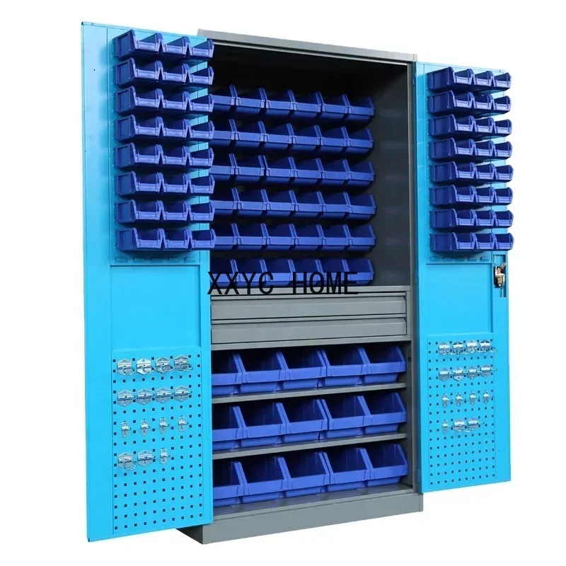 

Workshop Garage Metal Roller Tool Cabinet Steel Storage Cabinet with Bins