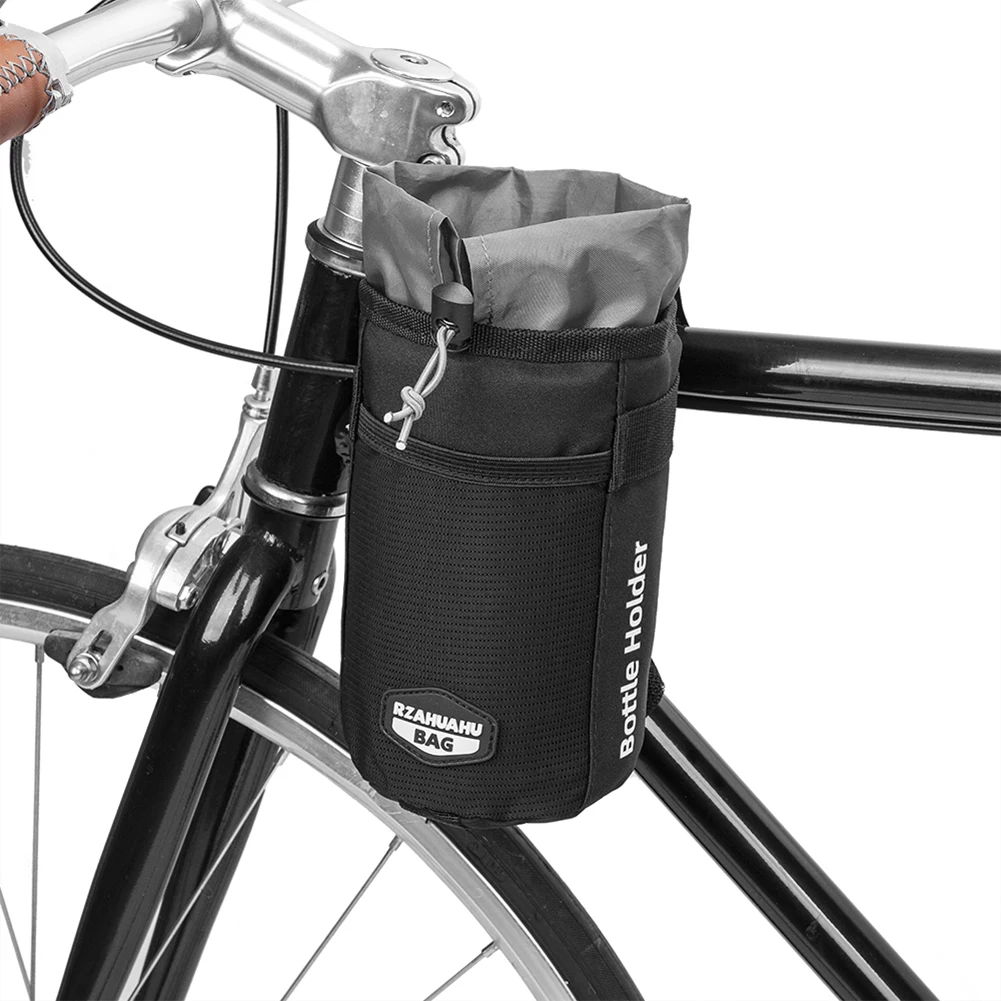 Bicycle Bag Cycling Water Bottle Carrier Pouch Bicycle Water Bottle Bag Portable Kettle Holder Riding Handlebar Bag Accessories