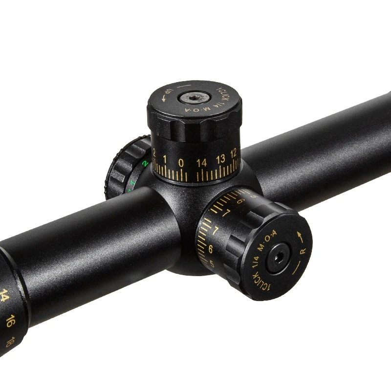 Tactics Rifle Scope DIANA 6-24X50 SFIR Lock System Green Red Dot Light Sniper Gear Optical Sight Spotting Scope For Hunting