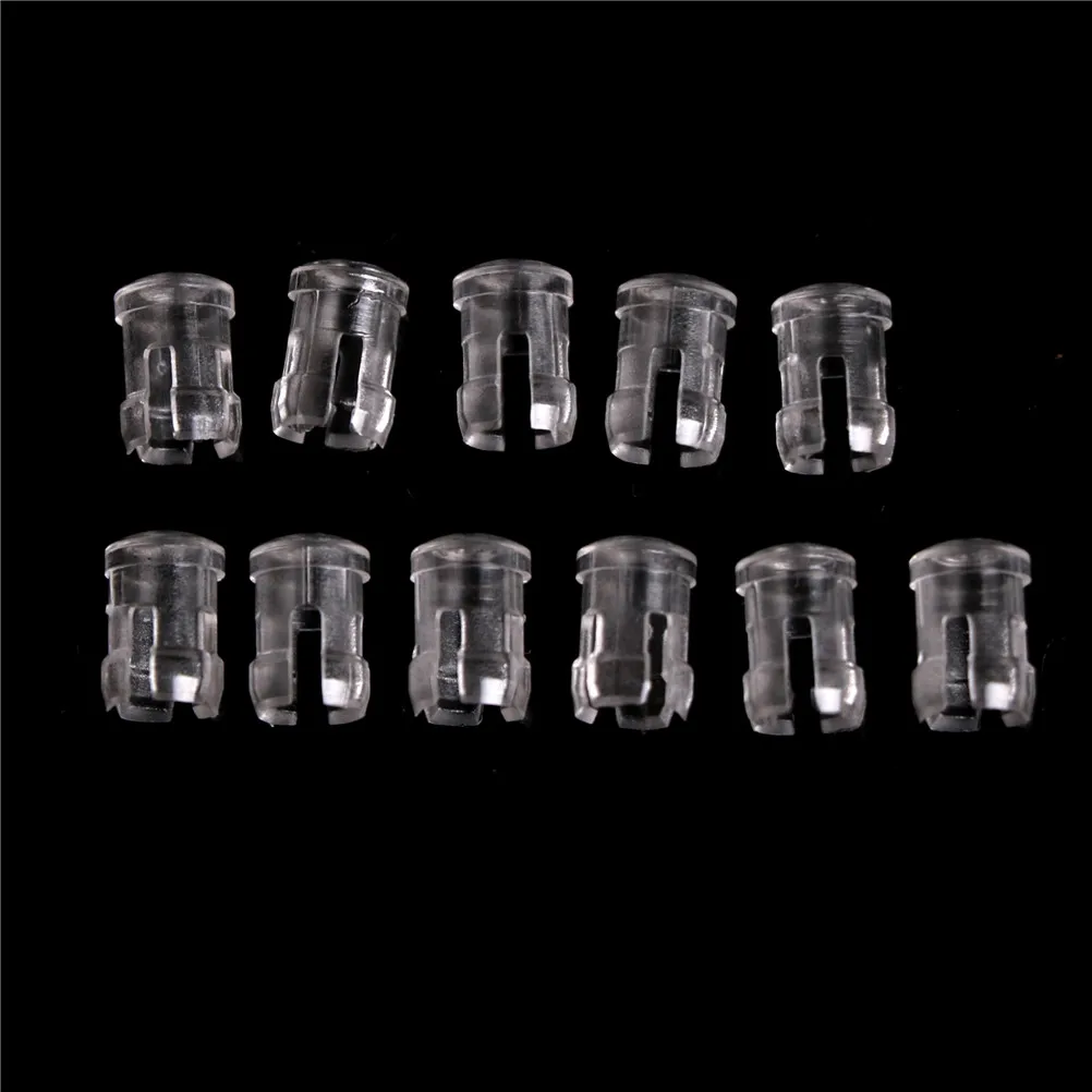 10PCS 3mm LED Light Emitting Diode Lampshade Protector Clear