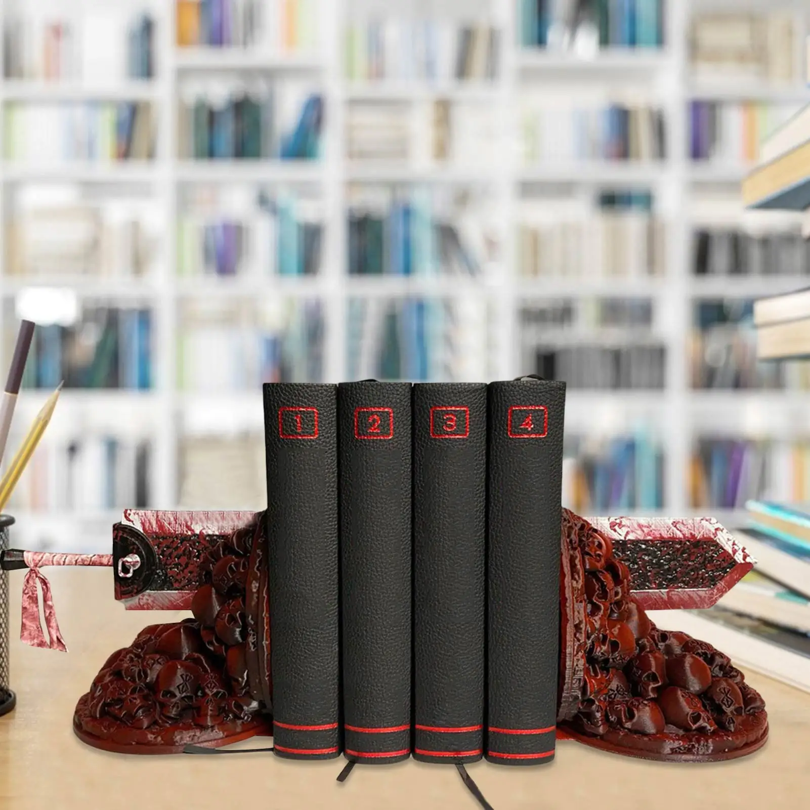 Сверхмощные резные подставки для книг полимерные Нескользящие офиса и дома