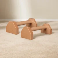 Wooden Push-up Stand Push-up Bar Non Slip Push Ups Rack Heavy Duty Parallel Rod Push-up Bracket for Fitness Training - Image 5
