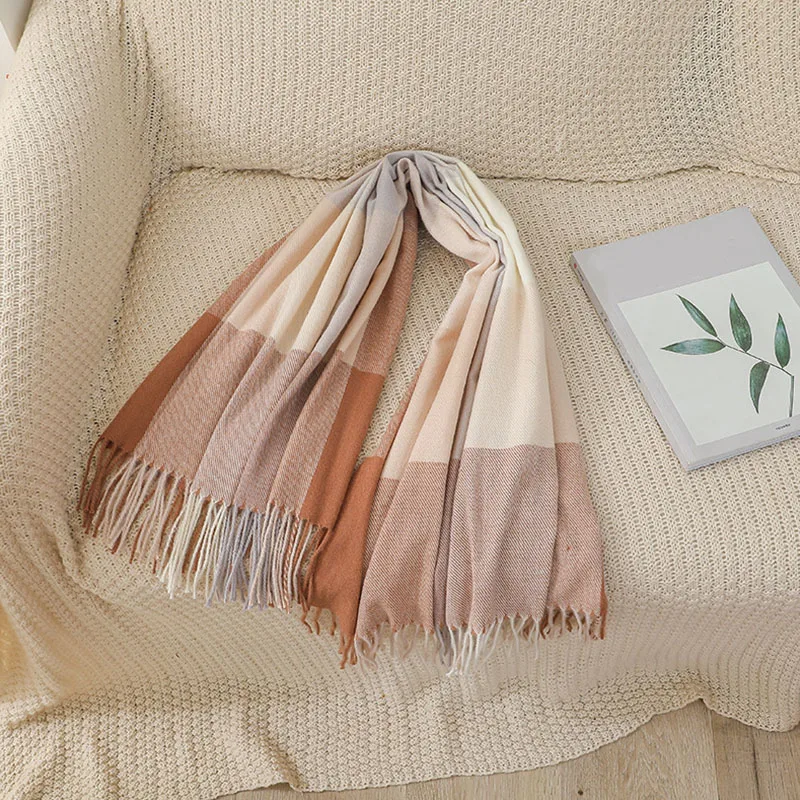 Рисунок 2 - Корейский вязаный полосатый шарф