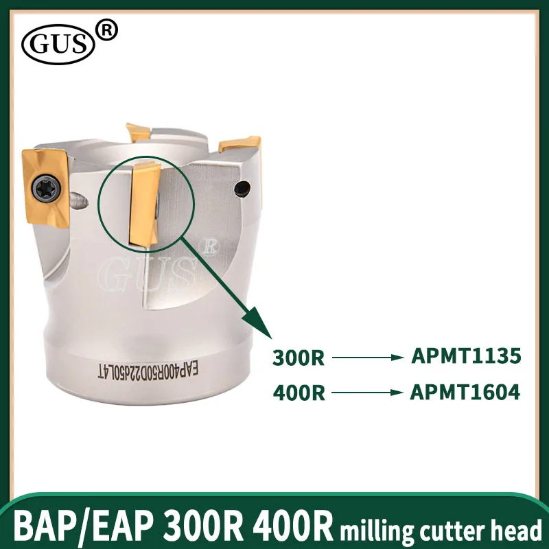 고정밀 BAP EAP 300R 400R 40 50 63 80 100 숄더 페이스 직각 밀링 커터 헤드, CNC APMT1135 APMT1604 인서트용