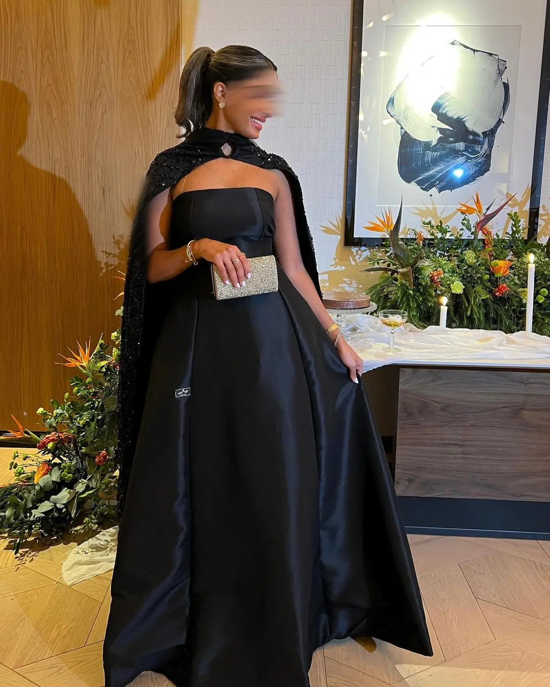 

Shiny Mermaid Bridal Luxury Evening Dresses O-Neck Floor-Length Sleeveless Formal Party Gowns Prom Dress Women