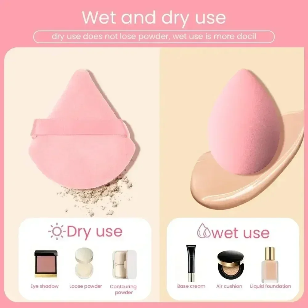 12/14Pcs Makeup Sponge Blender Beauty Egg with Storage Bottle Cosmetic Puff Foundation Sponges Powder Puffs Make Up Accessories 4