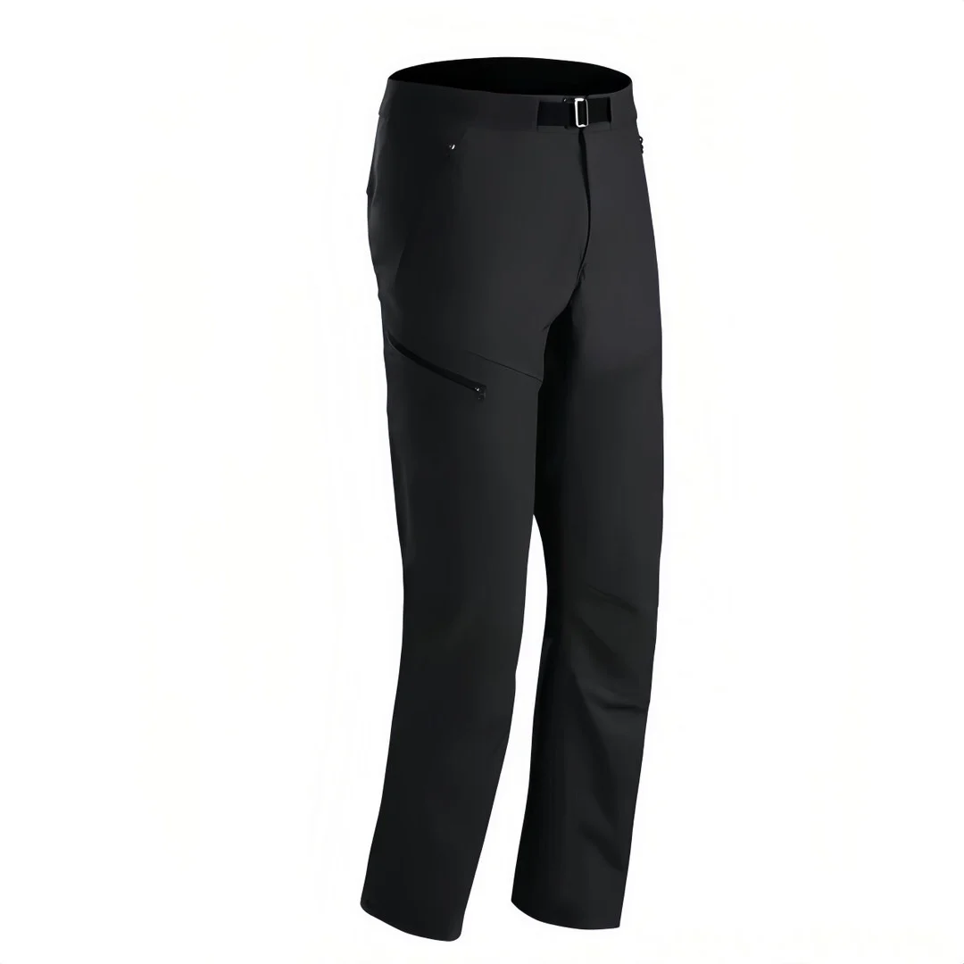 windproof pile thickened warm men's softshell trousers wear-resistant comfortable windproof stretch